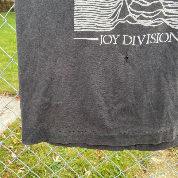 Vintage Joy Division Unknown Pleasures Sleeveless Distressed Shirt Mens Small - Picture 5 of 14